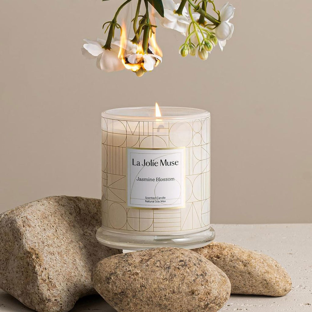 Jasmine Floral Scented Candles, Natural Soy 70 Hrs - Set of 99
