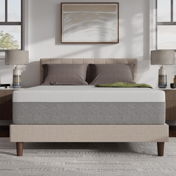 12 Inch Mattress Queen Size, Gel Queen Mattress Memory Foam | Comfort Foam for Pressure Relief & Body Support & Cool