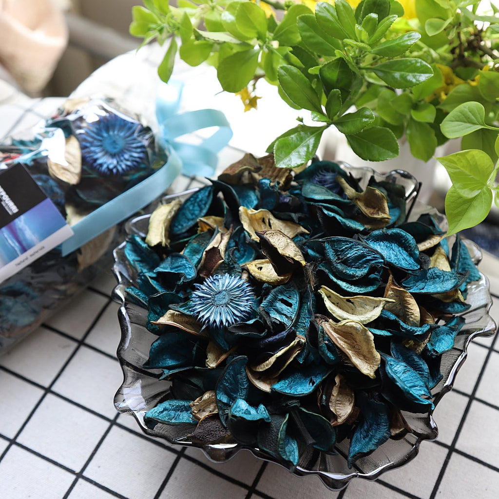 Summer Potpourri Bags,Ocean Breeze Scented Bowl Vase Filler, Blue,8.4 oz