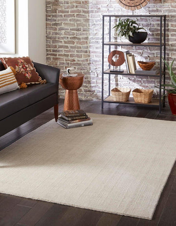 English Manor Area Rug - Farmhouse (9' x 12' Rectangle, Vanilla Bean/ Ivory)