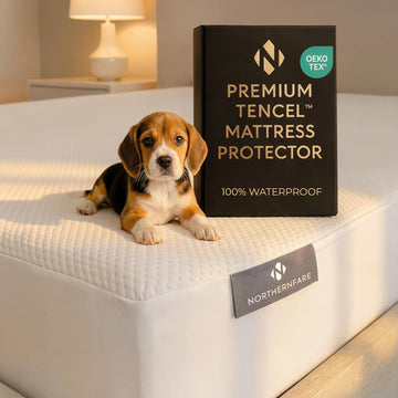 King Size Premium Mattress Protector | 100% Waterproof Tencel Cover | Cooling & Breathable Deep Pocket Mattress Pad