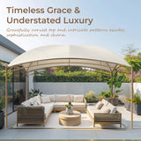 10x13 Outdoor Gazebo, Sturdy Metal Frame Pergola for Patio,  - Image 7