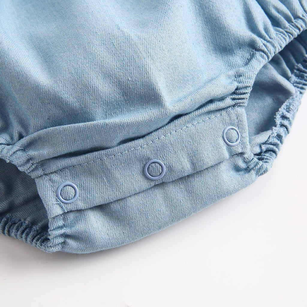 Baby Girl Romper, Long Sleeve Ruffle, 0