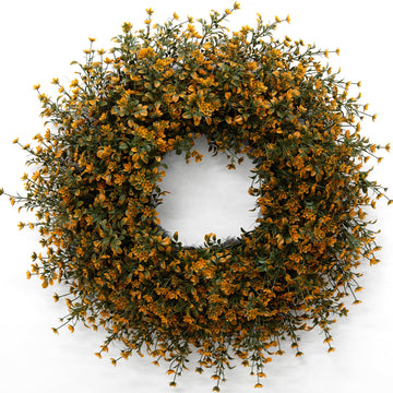 26 Inch Fall Boxwoods Wreaths for Front Door Large Wreath Home Decor