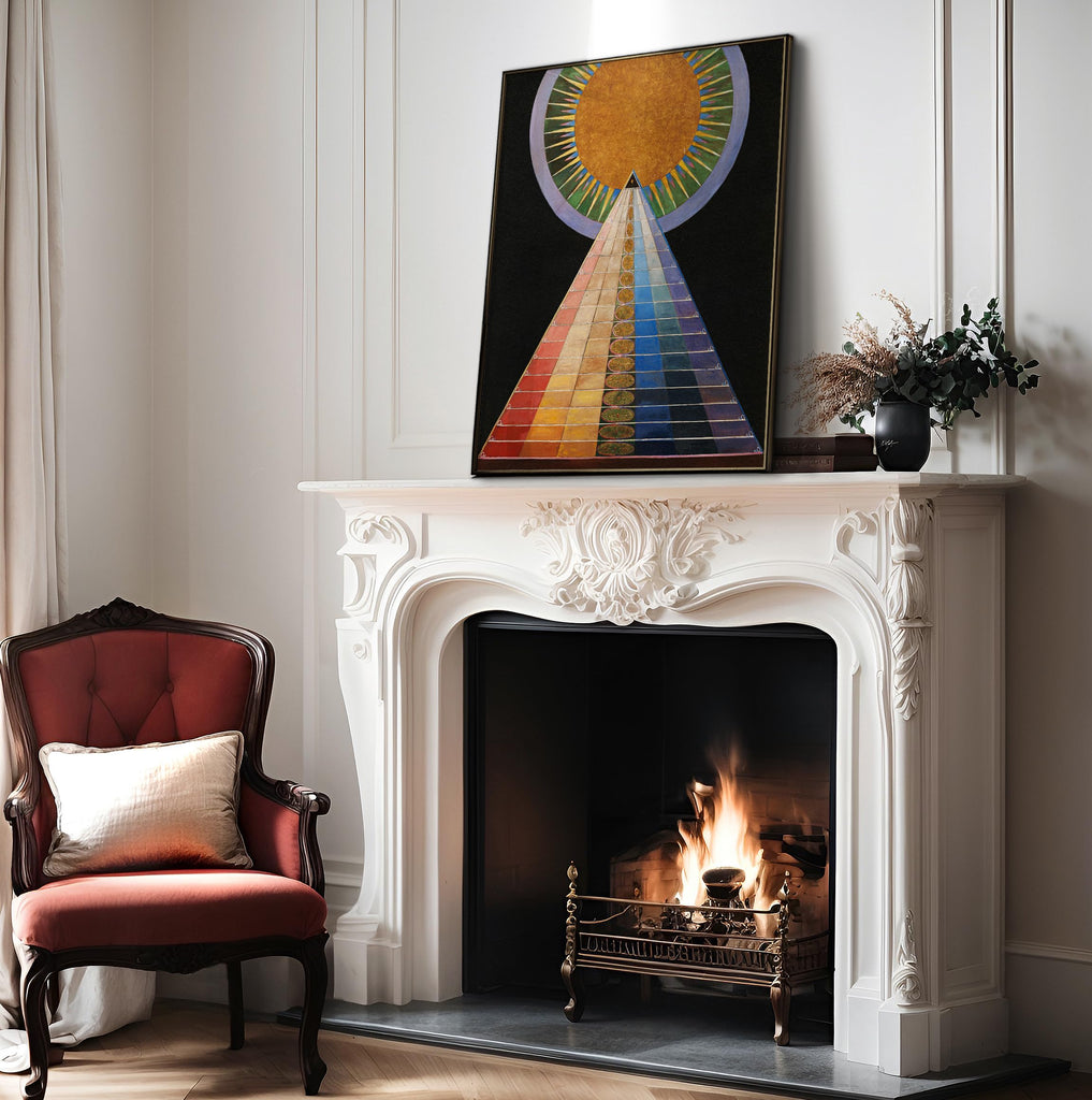 Art Classic Hilma af Klint Poster - Vintage Geometric Print - Gift for Artist, Friend - Altarpiece No. 1, Shapes