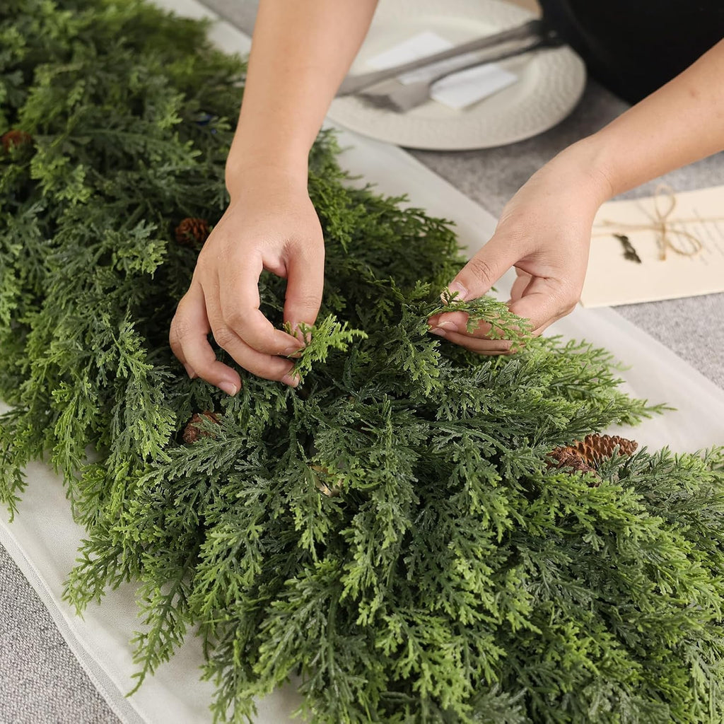9fT Cedar Garland Artificial Realistic Garland Soft and Lush