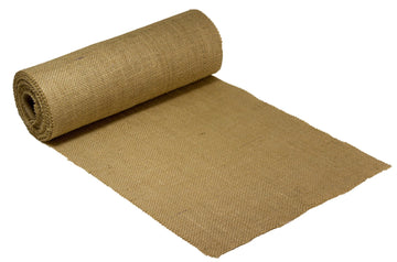 Burlap Table Runner Fabric Roll, 12 Inch x 10 Yards, Premium Heavyweight Natural Jute for Weddings, Baby Showers