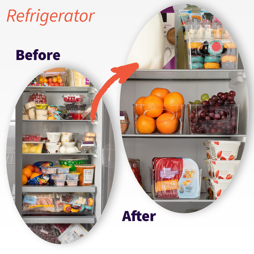 Pantry Organizers and Storage and Cabinet Organizer, 2 Pack