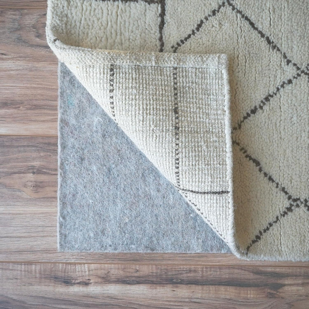 2'6" x 8', Non-Slip Felt and Rubber Rug Pad (1/4" Thick), Protects Your Floors, Low-VOC, 100% Made in the USA, 2-Year - Set of 20