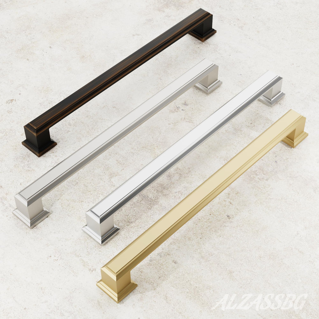 3" Brushed Gold Cabinet Pulls and Handles 15 Pack, AL3071MGP