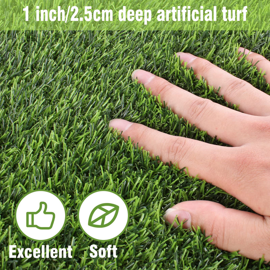 Grass Placemats 12"x12"Golf Artificial Fake Grass Squares Turf Patch