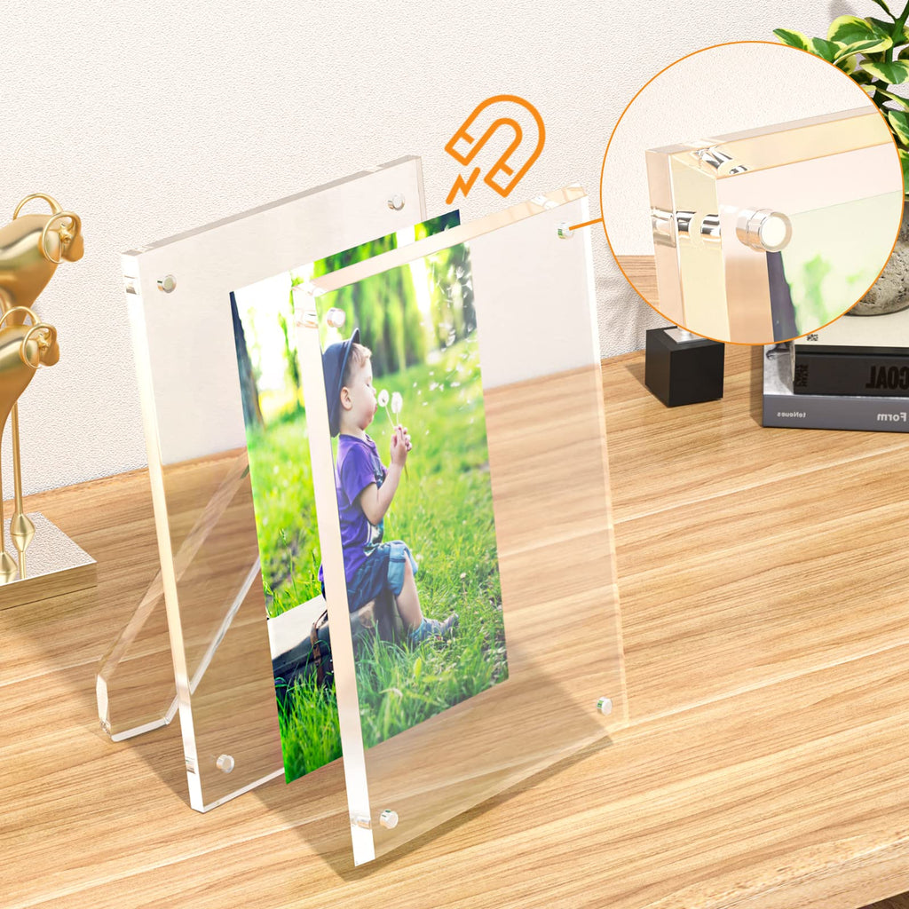 8.5 by 11 Acrylic Picture Frame Document Certificate Frames 2 Packs
