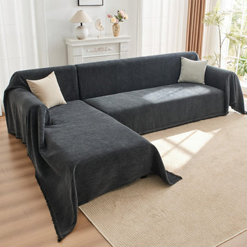 Sectional Couch Covers for Sofa, Anti-Slip L Shaped Sofa Cover, XL
