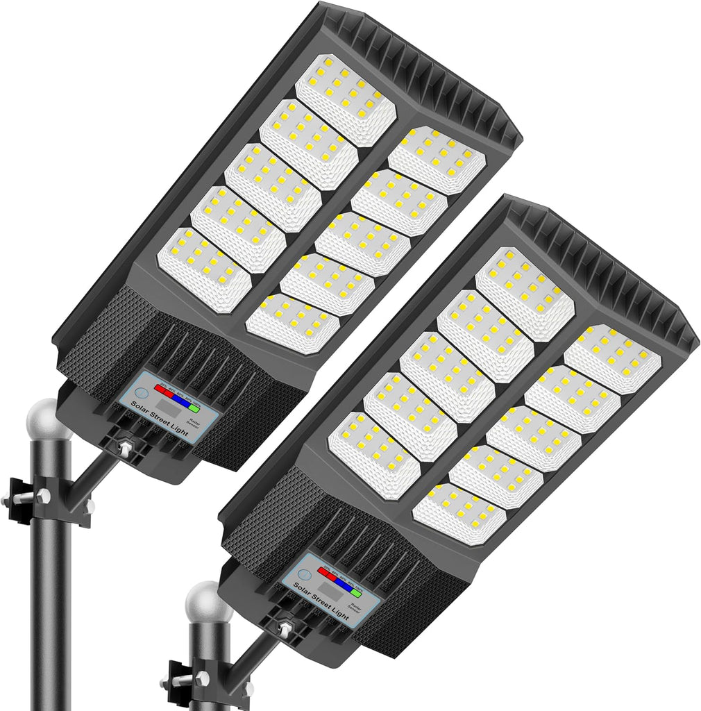 Solar Street Light Outdoor Waterproof Pole Led Solar Lights for Yard | High Liumen Outdoor Solar Flood Light for