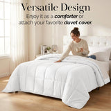 Southshore Fine Living, Inc. White Comforter, Queen/Full Down Alternative Comforter/Duvet Insert, Queen/Full