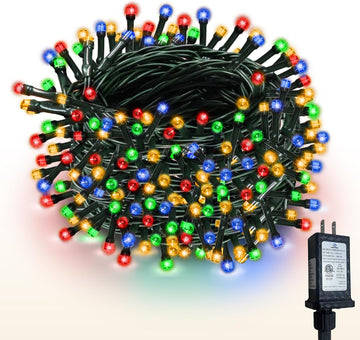 Christmas Tree String Lights 338ft 1000 LED Waterproof with 12 Modes, Twinkle Plug in Fairy Lights for Indoor Xmas
