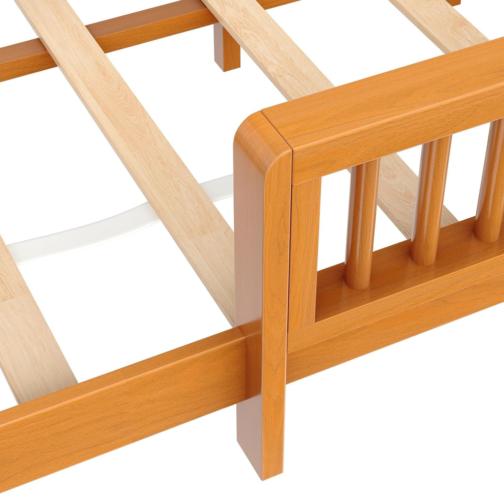 Bed Frames for Kids, Solid Wood Montessori Toddler Floor Bed Frame