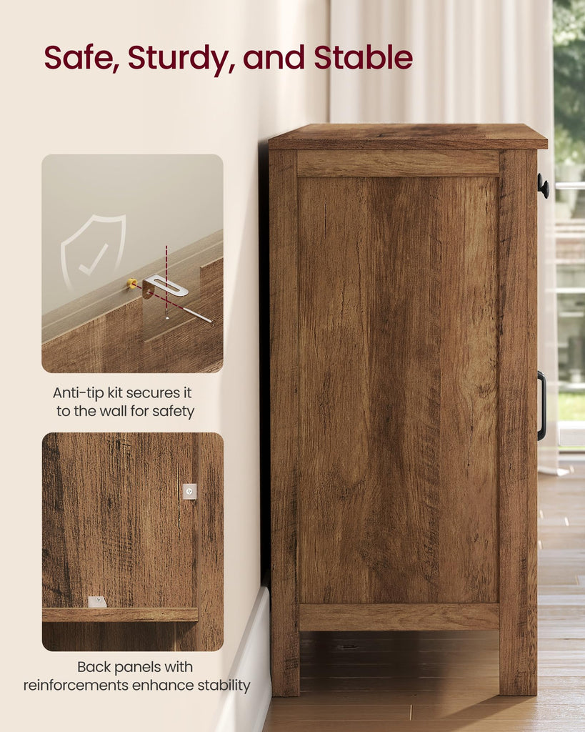 Farmhouse Buffet Cabinet and Coffee Bar Bundle