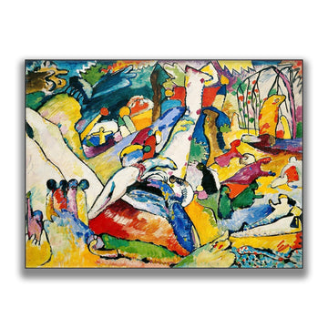 Kandinsky Canvas Wall Art Sketch Composition Ii Poster - Abstract Art Wall Decor Classic Master Painting Art Print