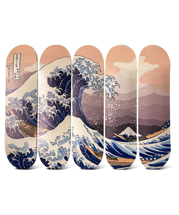 Art - Hokusai Great Wave Off Kanagawa Skateboard Deck Art