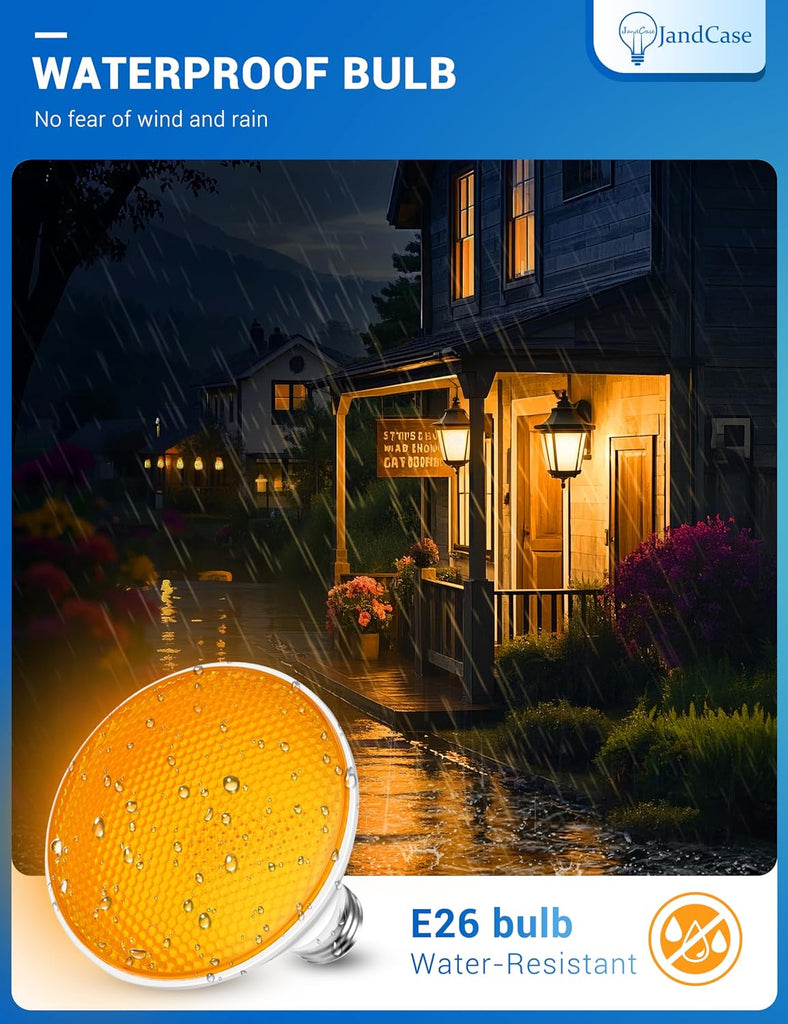 Bug Light Bulbs Dusk to Dawn Bug Light Bulbs for Outside PAR30