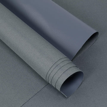 Marine Waterproof Canvas Fabric 98"×60" Outdoor/Indoor Awning 600 Denier Canvas Fabric Anti-UV Blocks Heat, Reduce