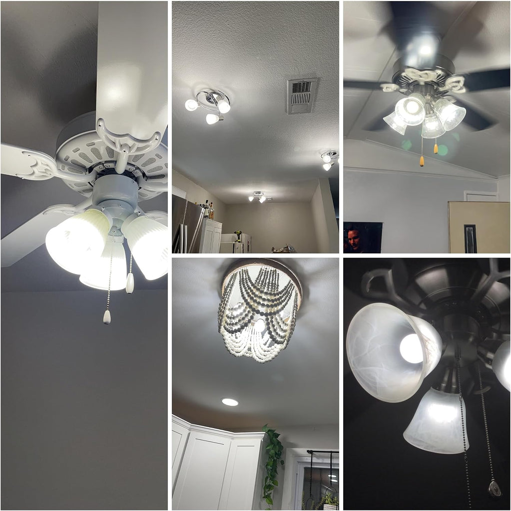E12 100W Equivalent LED Candelabra Bulbs,6000K Daylight White