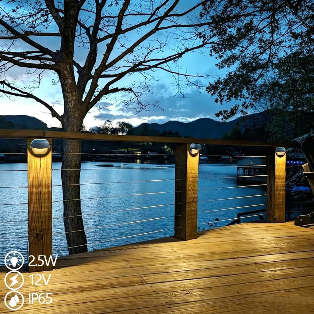 Low Voltage Landscape Lighting Cast Aluminum 2.5W Deck Lights