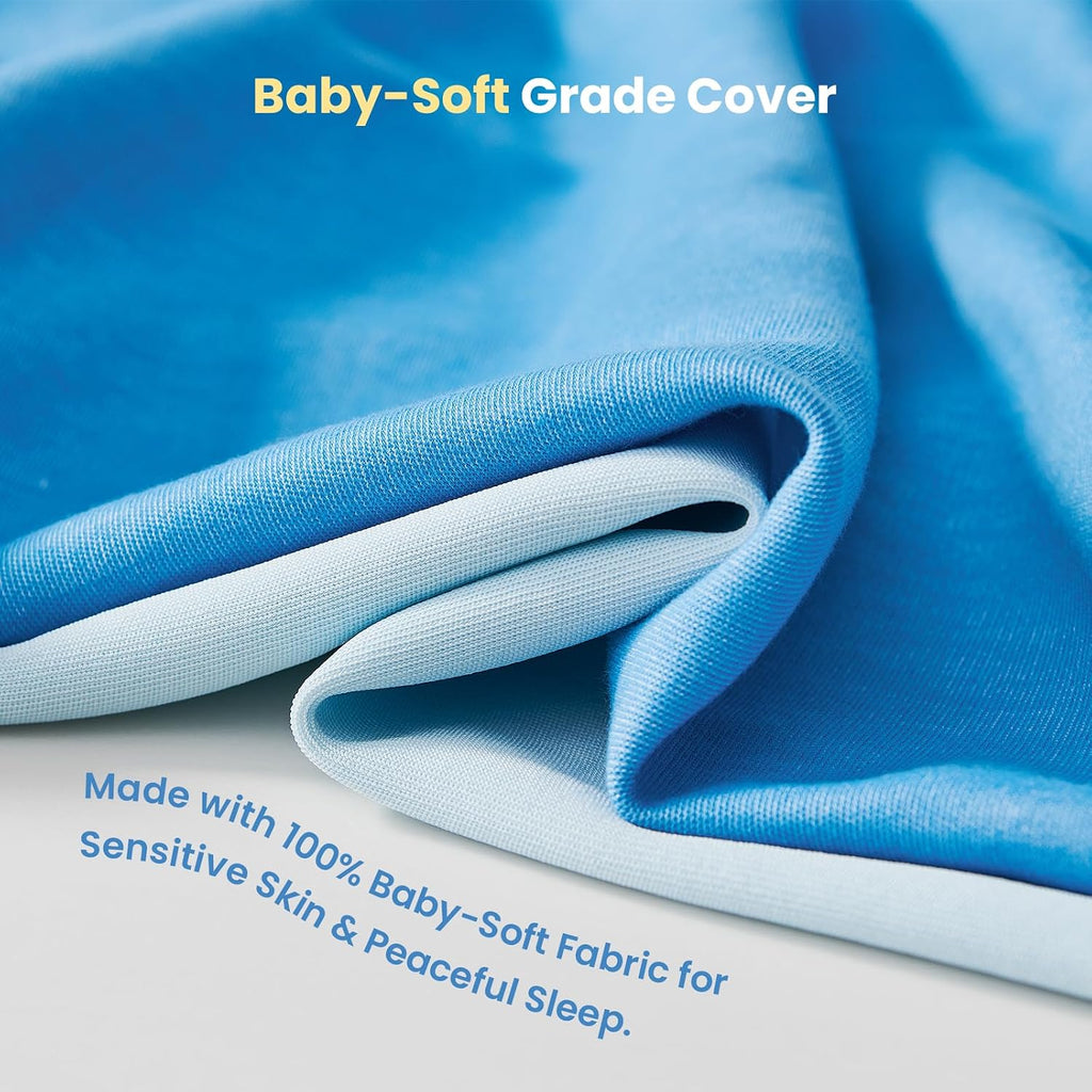 6" Standard Crib Mattress, Breathable Knitted Dual-Sided Cover, Firm Support for Infant & Toddler, CertiPUR-US
