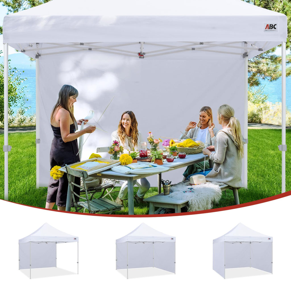 Instant Canopy SunWall 10x10 FT No Frame or Top, Navy Blue