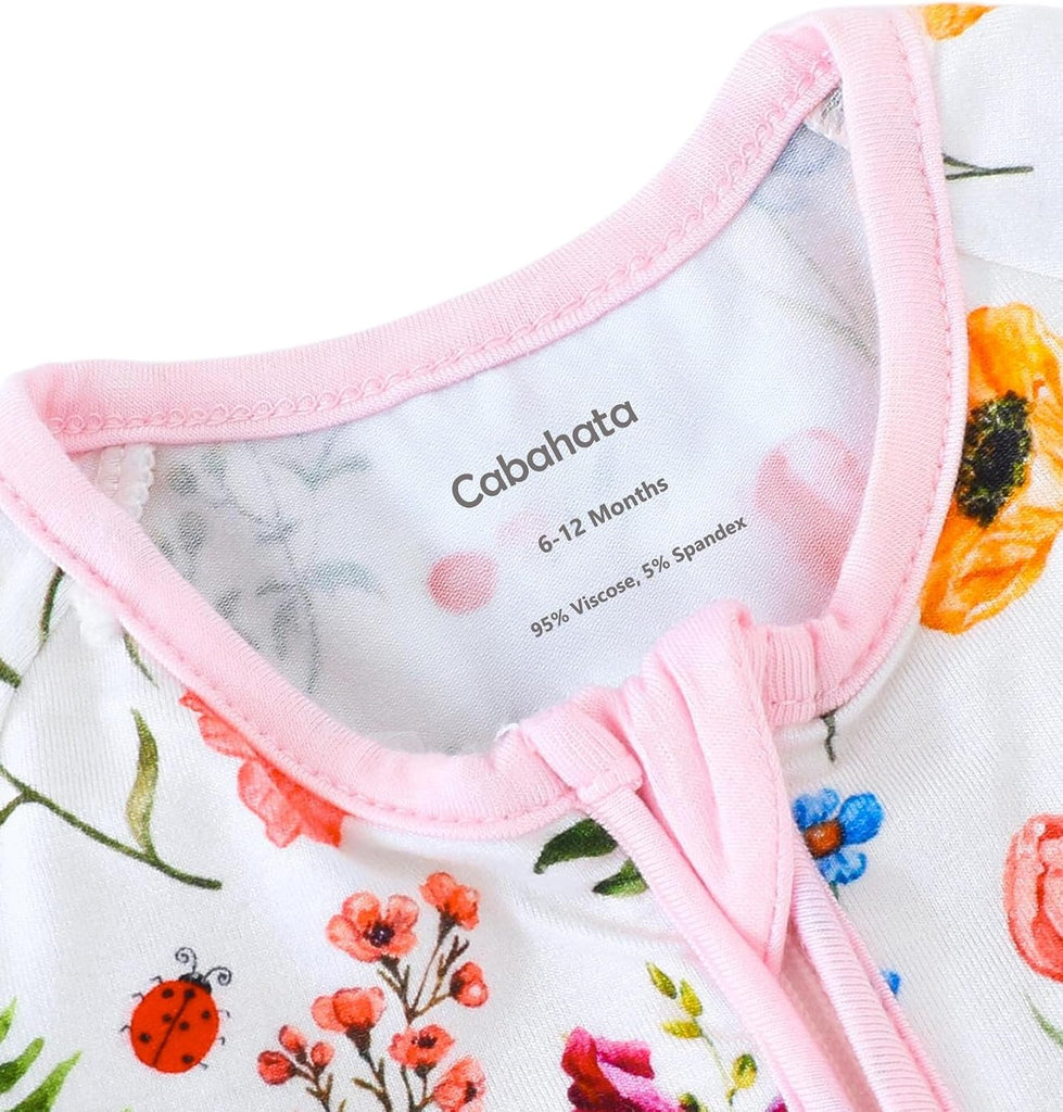 Viscose of Bamboo Convertible Footie Pajamas for Boys Girls