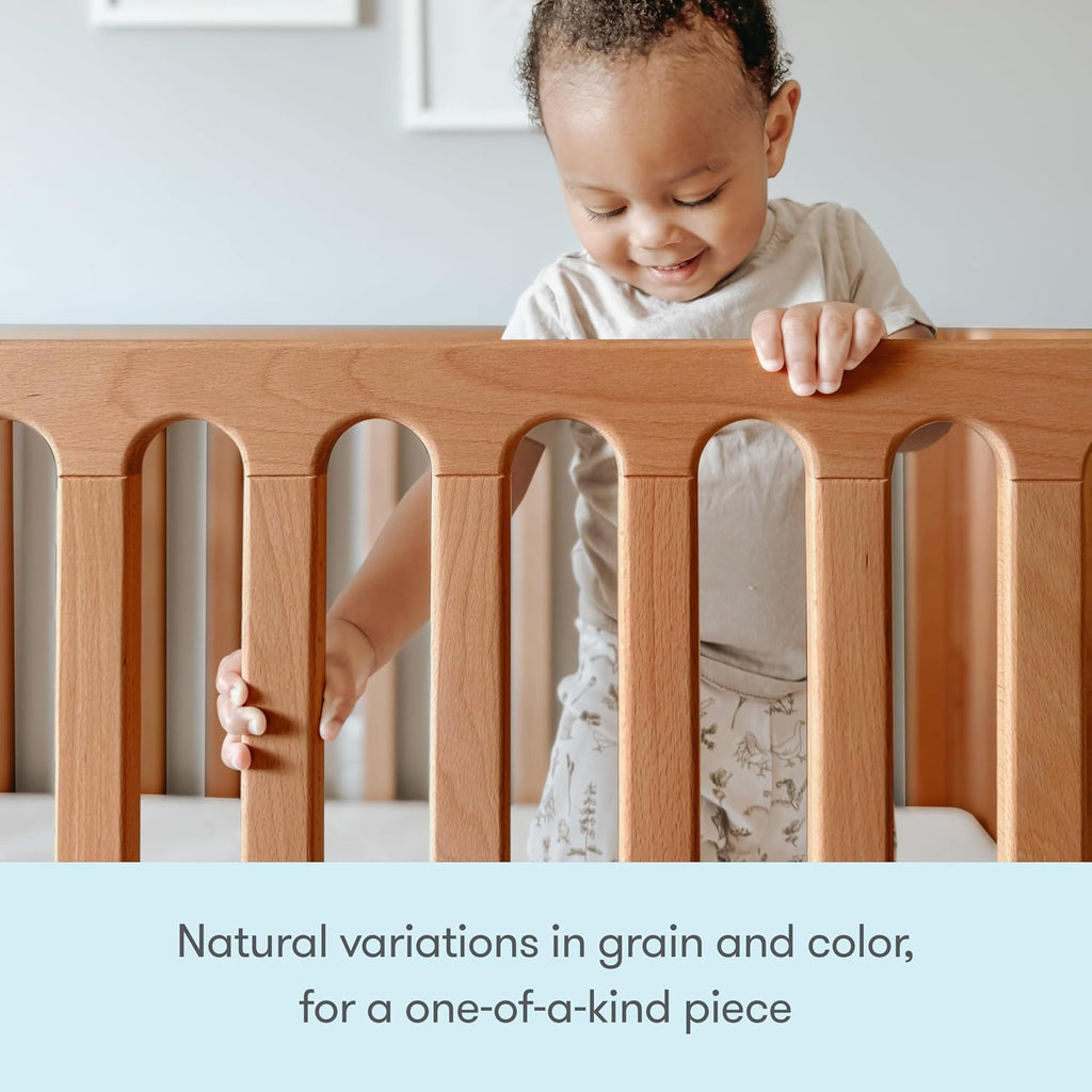 Galileo 3-in-1 Convertible Standard Crib - Chestnut | Standard Crib, 3-in-1 Convertible, Toddler Bed Conversion Kit
