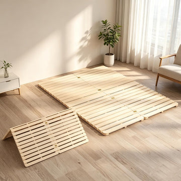 Floor Bed Frame, Foldable Tatami Bed Frame Futon Frame