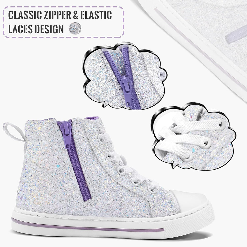 Toddler High Top Sneaker, Kids Sneakers for Boys and Girls