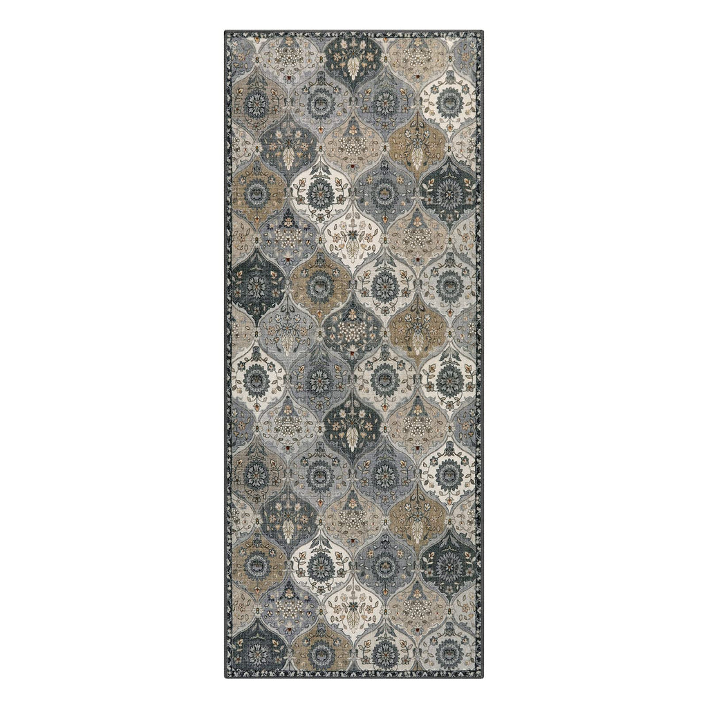 Moroccan Kitchen Runner, 2x5 Washable Runners s Non Slip