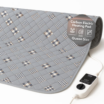 GML Bedding Heated Mattress Pad Toppers - Electric Bed Warmer with Smart Controller, Waterproof Quilted Layer