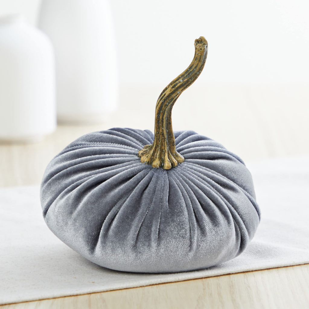 Set of 4 Velvet Pumpkin (Sm Gray Taupe Ivory Blush)