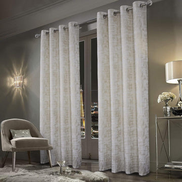 White Soft Velvet Curtains 95 Inch Length Luxury Bedroom Curtains Gold Foil Print Window Treatments for Living Room