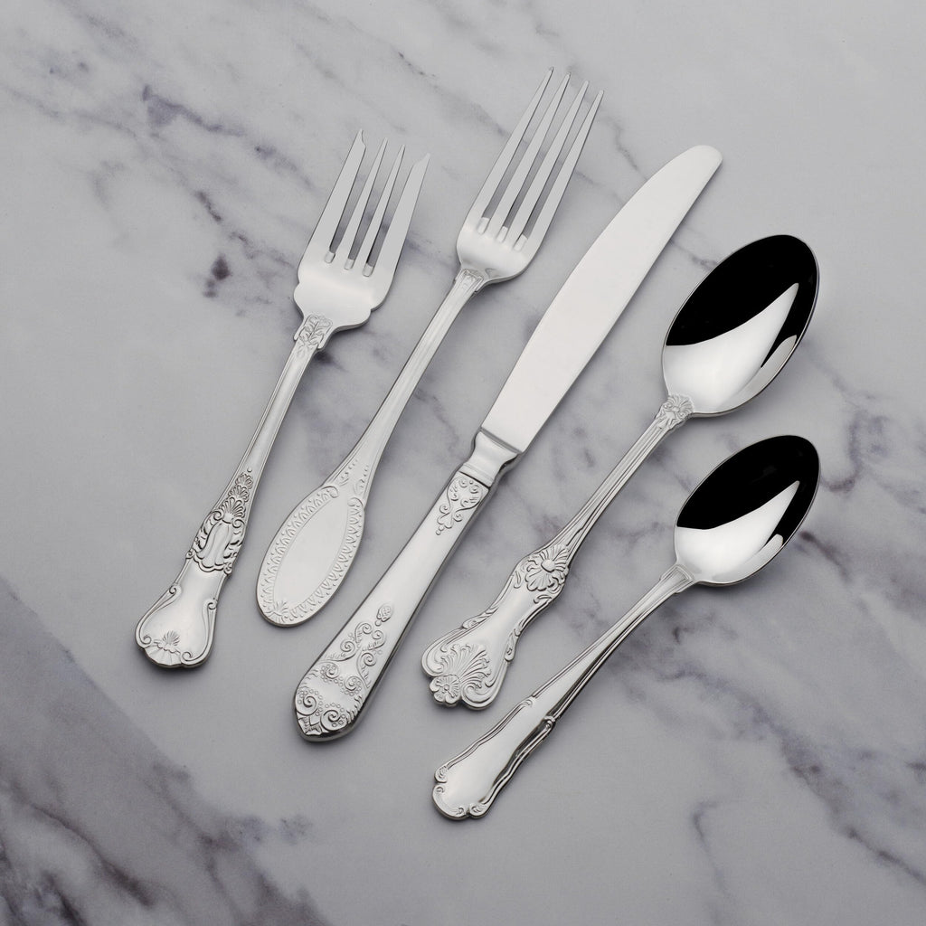 Hotel 77-Piece 18/10 Stainless Steel Flatware Set
