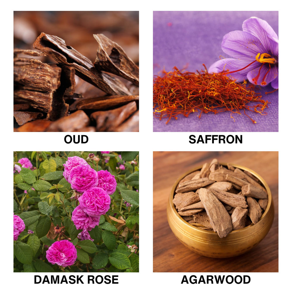 Mystic Rosewood Scent Reed Diffuser - Bathroom Diffuser with Sticks - Long-Lasting Scent with Oud, Damask Rose &