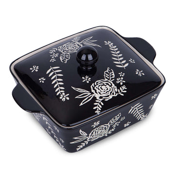 Casserole Dish With Lid - Oven Safe Ceramic Baking Dish