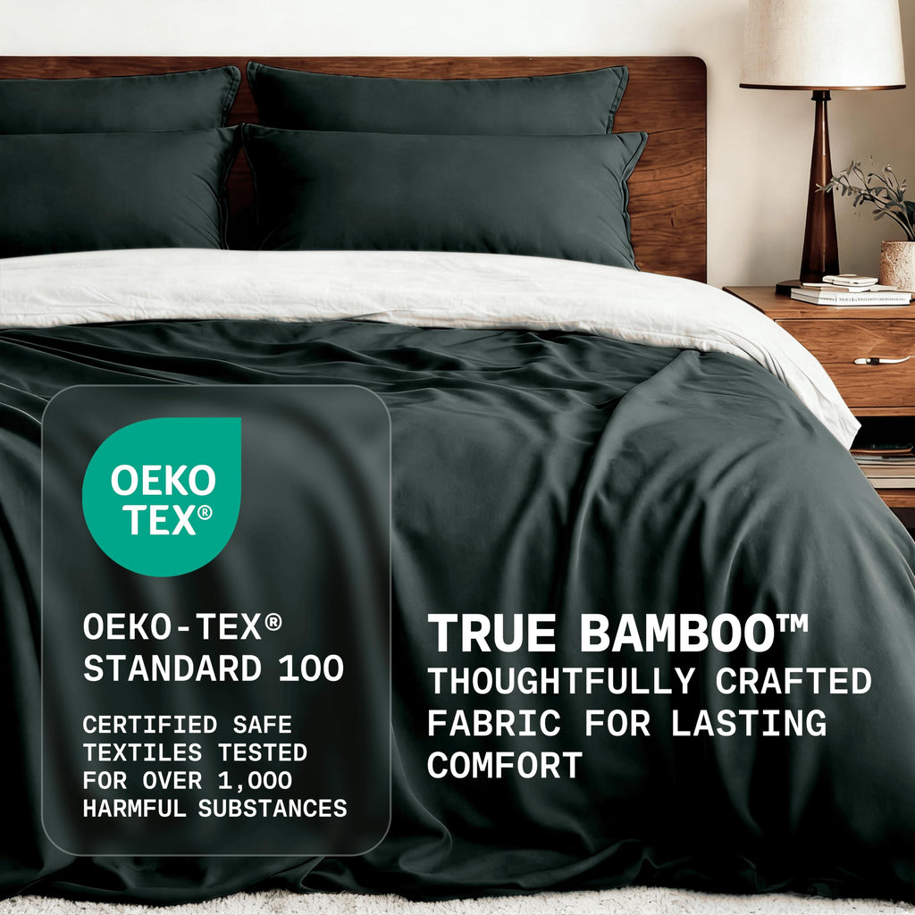 Sheets Set King Size - Silky Soft & Cooling - Dark Gray