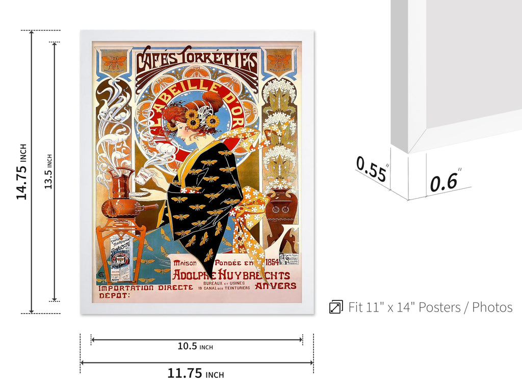 Art Vintage Cafe Torrefies Print - Retro Roasted Coffee Poster - Food & Drink Art - Coffee Lover Housewarming Gift