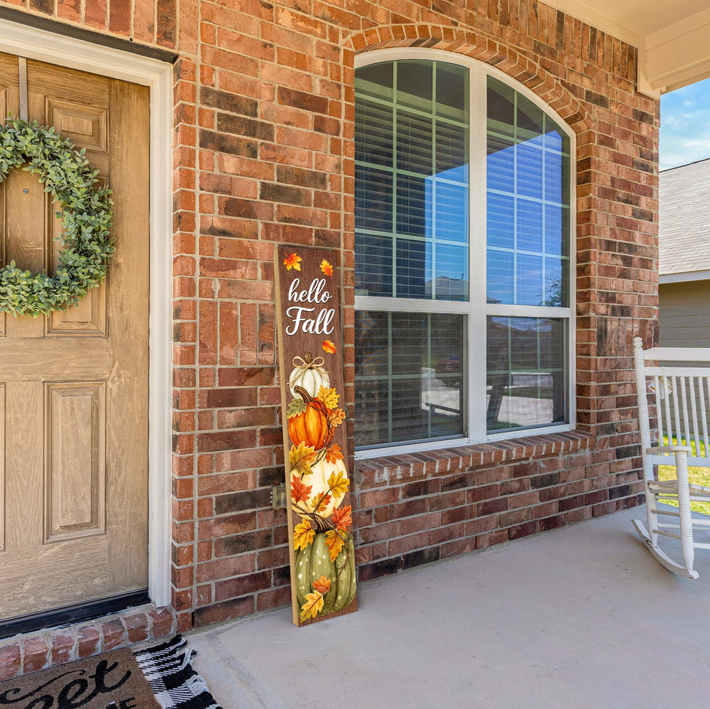 Hello Fall Front Porch Sign, 47"