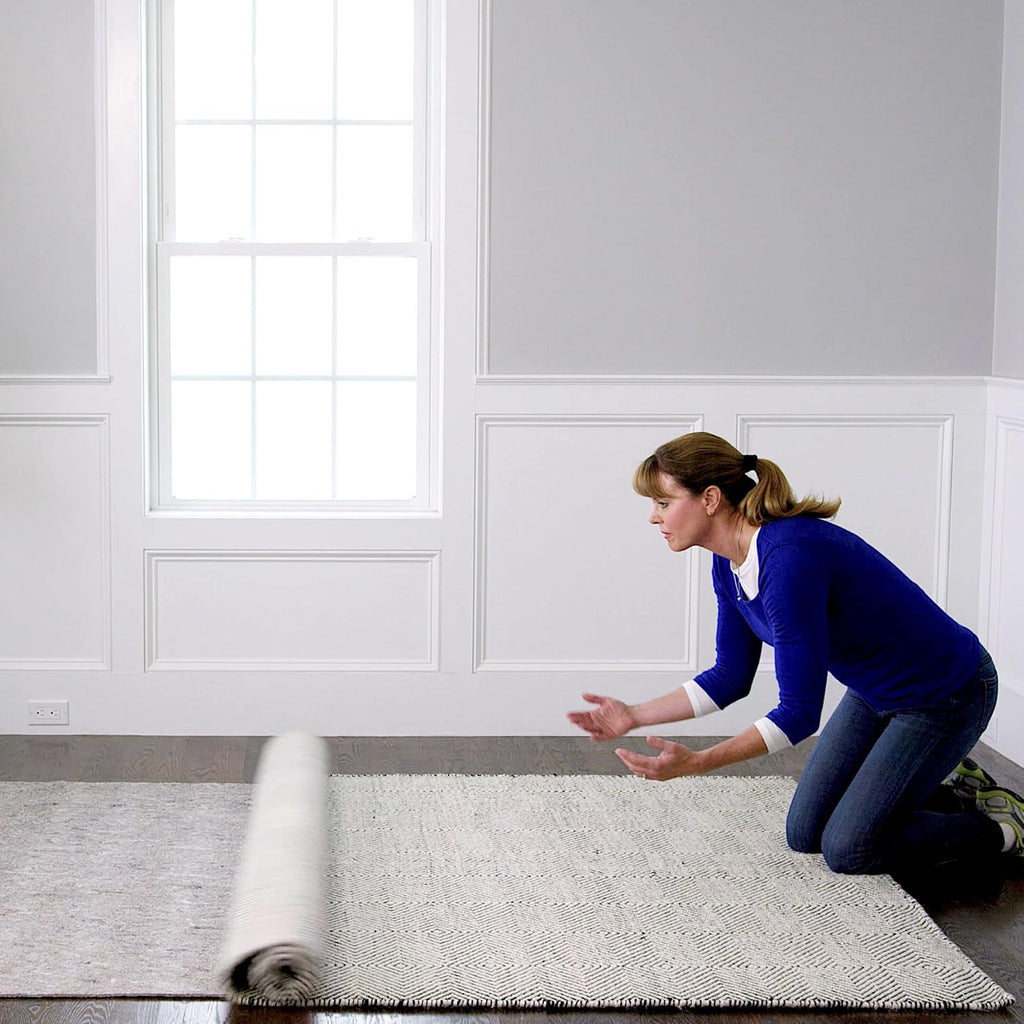 2'6" x 8', Non-Slip Felt and Rubber Rug Pad (1/4" Thick), Protects Your Floors, Low-VOC, 100% Made in the USA, 2-Year - Set of 20
