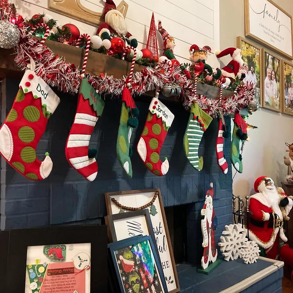 Personalized Whimsical Jester Stocking - 19 Inch