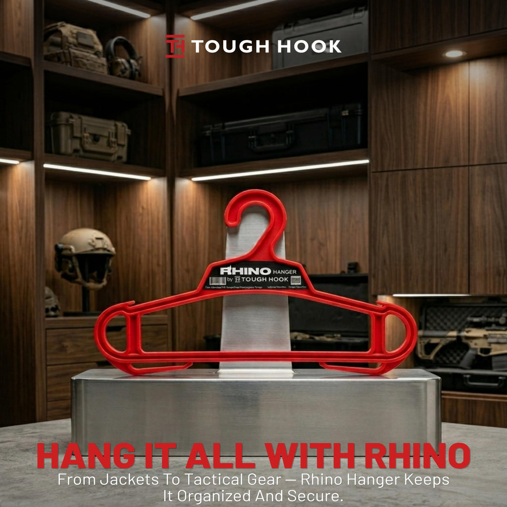 Rhino Heavy Duty Hangers: Weighted Vest & Body Armor, 1 Tan
