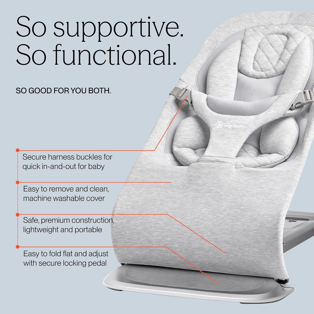 Evolve in-1 Bouncer Seat for Babies and Toddlers 5.5-25 lbs