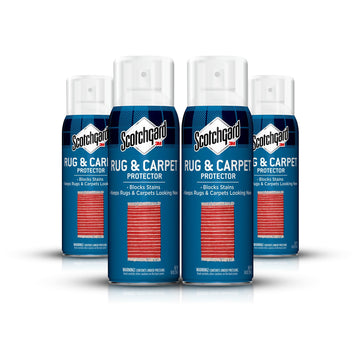 Rug & Carpet Protector Spray, 14 oz (Pack of 4) - Blocks Stains & Resists Soiling, Fabric Stain Protector for Carpets