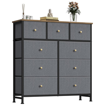 9 Drawer Tall Dresser, Closet Organizers and Storage